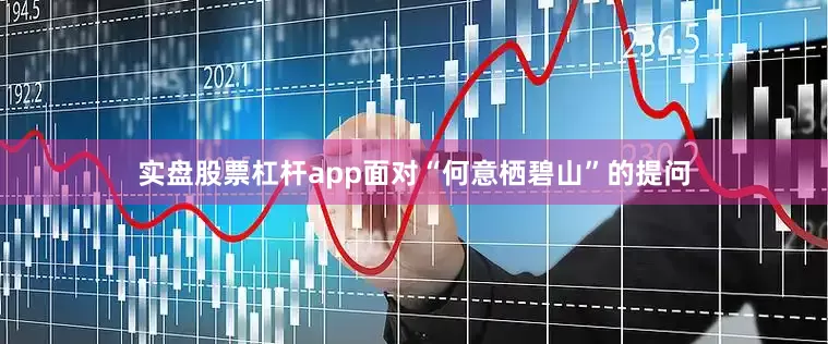 实盘股票杠杆app面对“何意栖碧山”的提问